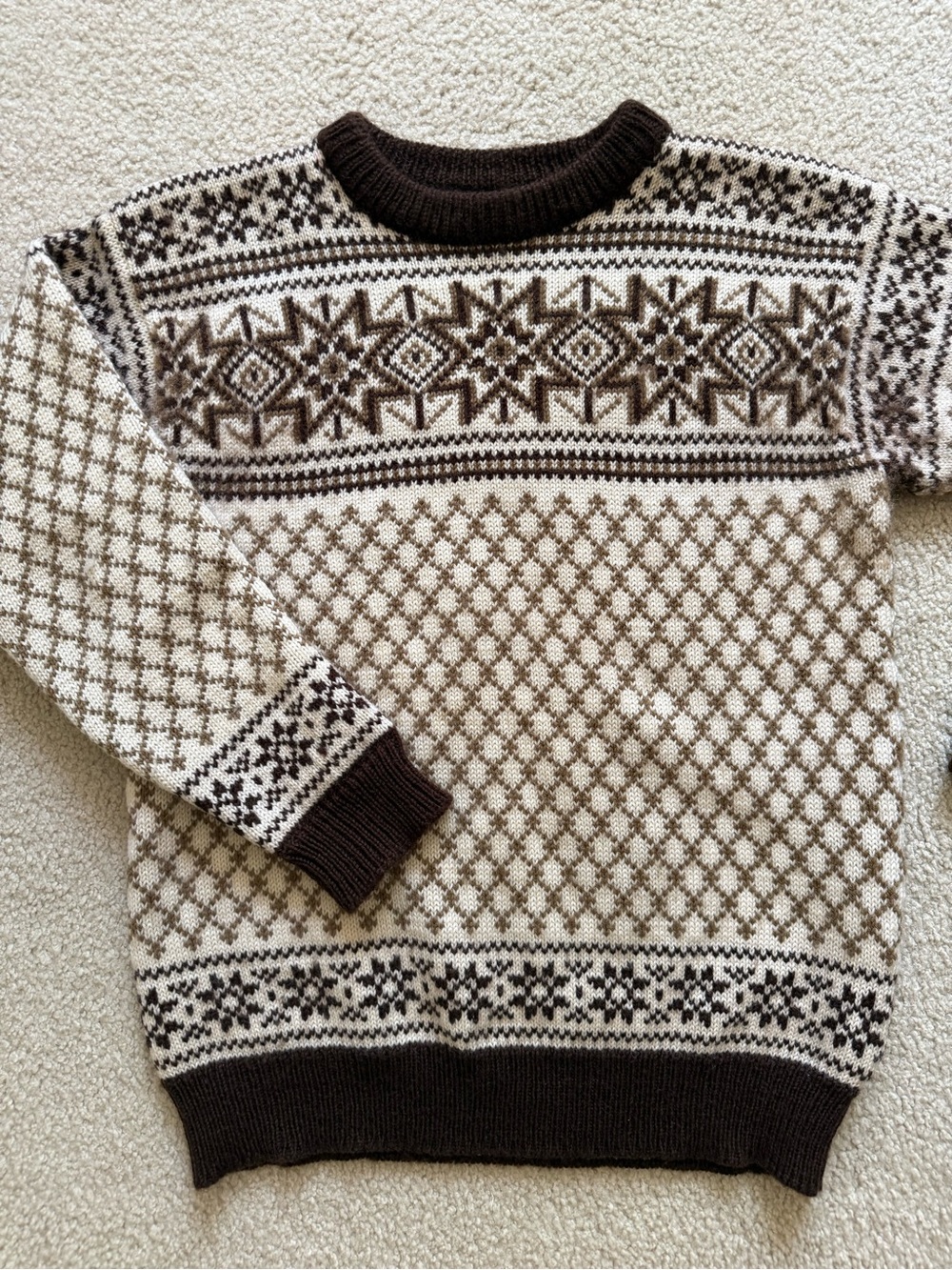 Vintage Norwegian wool sweater